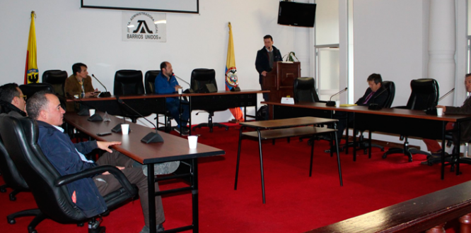 Presentación Secretaría Distrital de Seguridad ante la JAL de Barrios Unidos