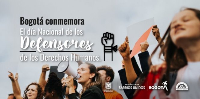 Bogotá conmemora el Día Nacional de los Defensores de Derechos Humanos