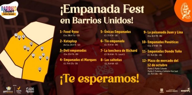 A comer empanada, el festival más delicioso de Barrios Unidos