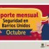 Boletín de Seguridad en Barrios Unidos - octubre