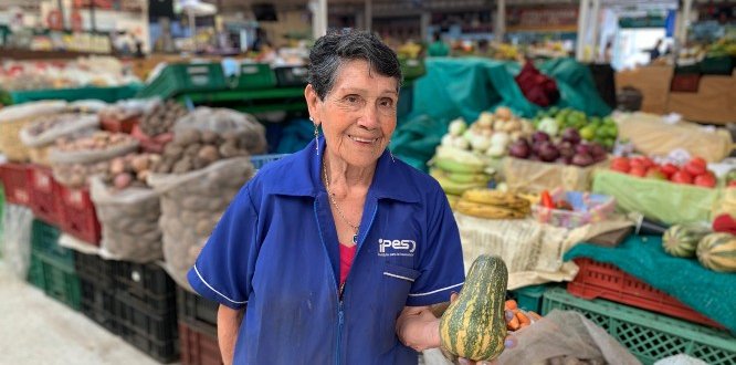 Comerciante de la plaza del 12 de Octubre