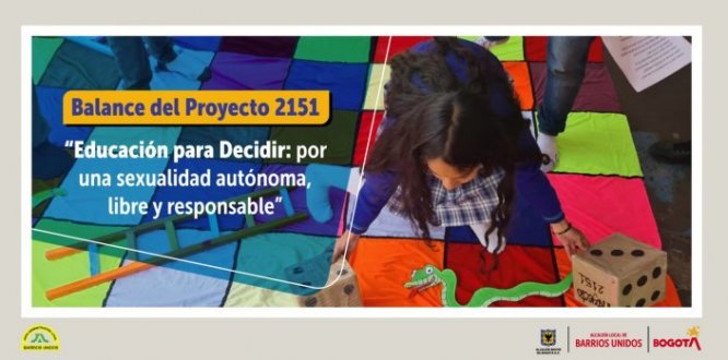 Educación para Decidir es un proyecto que busca sensibilizar a los adolescentes de la localidad sobre la importancia de llevar una vida sexual responsable a través del proyecto.