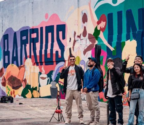 Mural en el sector de la Carrera 30 con calle 79
