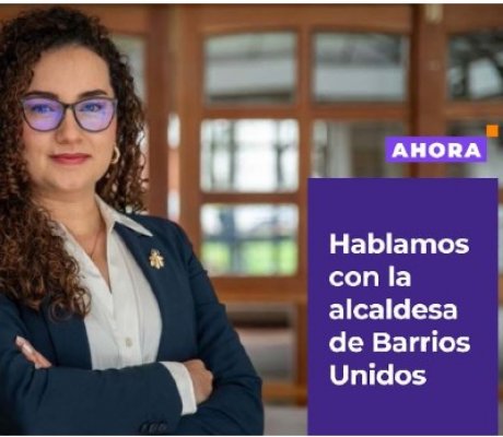 Alcaldesa local, Melissa Morales, en Canal Capital
