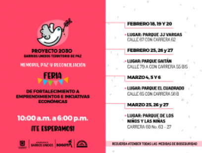 Reactivación económica de los emprendimientos locales.