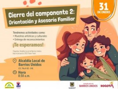 Cierre del componente 2: Orientación y Asesoría Familiar
